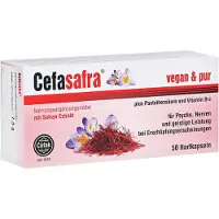 Cefak KG Cefasafra gélules pour le psychisme, les nerfs et les performances intellectuelles, 50 gélules