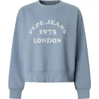 Pepe Jeans pour femme. PL581487 Sweat Venus bleu (M), Casuel, Coton, Durable