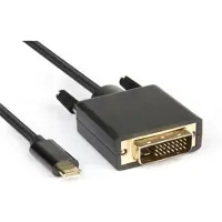 Hamlet XVAUC-DV4K20 Adaptateur de câble vidéo 2 m USB Type-C DVI Noir