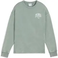 Puma Class Comfort Washed Sweatshirt Vert M Femme