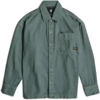 G-Star Boxy Fit Long Sleeve Shirt Vert M Homme