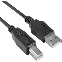 Nilox MGLK687518 câble USB USB 2.0 1,8 m USB A USB B Noir