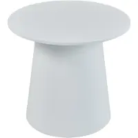 En.casa Table basse 'Nyd' ronde MDF 40 x Ø44 cm blanc