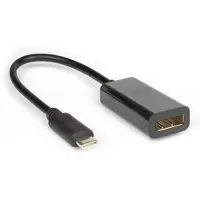 Hamlet XVAUC-DP4K Adaptateur de câble vidéo USB Type-C DisplayPort Noir