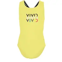 Vivid Maillot de bain bleu / citron vert / noir / blanc