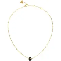 GUESS Collier moderne en or plaqué 4G Loop JUBN02281JWYGBKT/U, (Acier inoxydable, 40.5 cm)