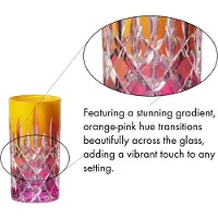 Riedel Laudon Highball Longdrinkglas, Verres à cocktail, Orange, Pink