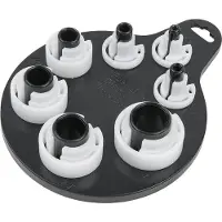 Ks Tools Jeu de clips de détachement de connecteurs de câbles pour raccords de câbles à fermeture élastique CLIC, 7 pièces ( 115.1089 )