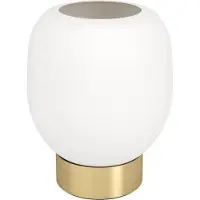 Eglo 900307 MANZANARES E27 Lampe de table Ø145mm laiton brossé or