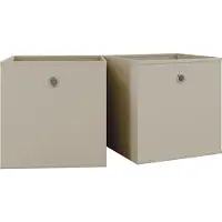VCM Lot De 2 Boîtes Pliantes Boîte Pliante En Tissu Boîte Pliante Boîte À Étagères Rangement Boxas Lot De 2 Boîtes Pliantes Boîte Pliante En Tissu Boîte Pliante Boîte À Étagères Rangement Boxas