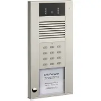 TCSS Video color Poste extérieur 1 touche 1 rangée AP si AVD5 (Filaire)