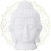 Relaxdays Tête de bouddha