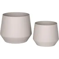 House Nordic Trofa Steel Flower Pot Set - Sand
