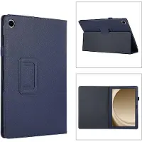Cover-Discount Galaxy Tab A9+ - Étui stand bi-fold bleu foncé (Samsung Galaxy Tab A9+), Étui pour tablette, Bleu