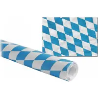 Fortura Oktoberfest-Deko : Rouleau de nappe bavarois (800 x 100 cm)