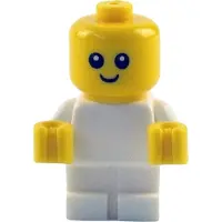 LEGO Minifigure Bébé Corps blanc avec mains jaunes NOUVEAU! Quantité 1x