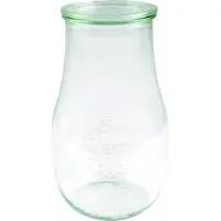 Dosen-Zentrale Pot tulipe Weck 2700 ml (Pot de conservation de haute qualité avec couvercle en verre pour la, Bocal de conservation, Transparent