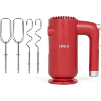 Livoo Batteur électrique 250w rouge - - DOP243R -