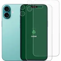 ScreenLeaf Film de protection pour Apple iPhone 16 Plus (écran + caméra) Film de protection d'écran Transparent (Apple iPhone 16 Plus), Téléphone portable : film de protection, Transparent