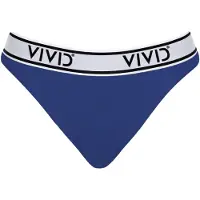 Vivid Bas de bikini 'Mix&Match' bleu foncé / gris clair / noir