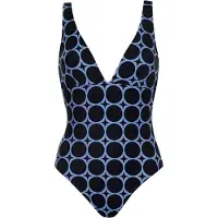 Vivid Maillot de bain bleu-gris / bleu foncé