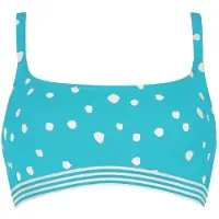 Vivid Hauts de bikini turquoise / blanc cassé