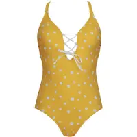 Vivid Maillot de bain jaune / blanc