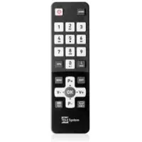 TELE System 58035007 télécommande Tuner TV Appuyez sur les boutons