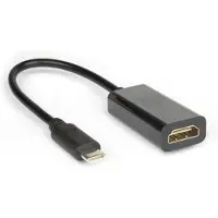 Hamlet XVAUC-HDM4K Adaptateur de câble vidéo USB type-C HDMI type A (standard) Noir