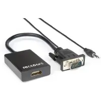 Hamlet XVAVGA-HDMA Adaptateur de câble vidéo VGA (D-Sub) HDMI type A (standard) Noir