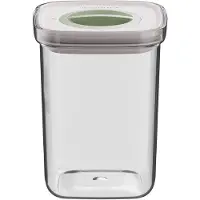 Berghoff Vorratsbehälter Leo Smart Seal 1 l, Transparent, Boîte de conservation, Transparent, Vert