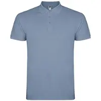 GOR Roly PO6638 | Polo Star homme, piqué - Couleur : Zen Blue 263 - Taille : XXL
