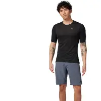 FOX Hommes, Maillot de cyclisme, Jersey 24 Flexair Ascent Ss Blk (S), Noir, S