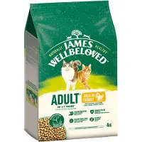 James Wellbeloved Adult Croquettes complètes pour chats adultes de 1 à 7 ans riches en dinde 4kg