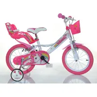 Dino Bikes Unicorn 14 Bike Rose 4-7 Years Garçon