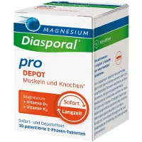 Protina Pharmazeutische GmbH Magnésium-Diasporal Pro Depot Comprimés pour les muscles et les os, 30 comprimés