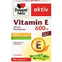 Doppelherz Vitamine E 600 N capsules molles 80 pc