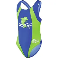 Beco Filles, Maillot de bain, Beermann GmbH -SEALIFE Maillot de bain standard bleu/vert 86, Bleu, (86)