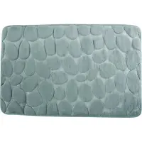 MSV Tapis de bain Microfibre PEBBLE 50x80cm Gris