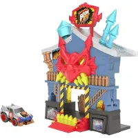 Moose Boom City Racers Fireworks Factory - Ensemble 3-en-1 - Rip, Race, Explode jouet à collectionner, au