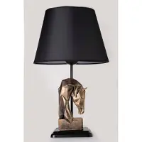 Opviq , HM161, lampes de table, aspect vieilli, métal, 24 x 24 x 50 cm