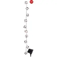 Näve Guirlande lumineuse Solar Outdoor Football LED 20 Textil Lampions Garden Party 5218126