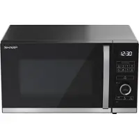 Sharp YC-QS254AE-B microwave Countertop Solo microwave 25 L 900 W Black Stainless steel