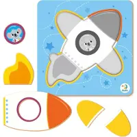 Dodo Puzzle Fusée 5 pièces
