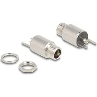 DeLOCK DC 5,5 x 2,1 mm femelle installation, à souder - rond. - HQ pr