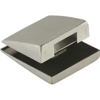Dorma Kaba Contre-boite Studio Arcos Ferrure de porte en verre pour verre 8-10mm, aluminium effet inox