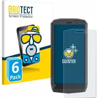 BROTECT Protection Mat (6 pcs, Cubot Pocket), Téléphone portable : film de protection, Transparent