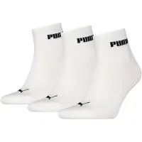 Puma Socquettes - 3 Pack - Quart - Blanc - - 39/42 - Chaussettes