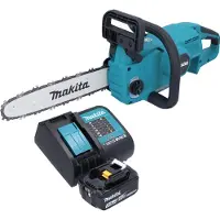 Makita DUC 307 SFX3 Tronçonneuse à chaîne sans fil 18 V 30 cm Brushless + 1x batterie 3,0 Ah + chargeur
