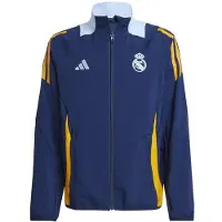 Adidas Real Madrid Tiro 24 Competition Presentation Tracksuit Jacket Bleu 15-16 Years Enfants
